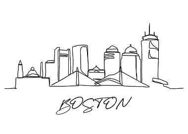 Boston City Poster