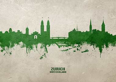 Zurich Skyline Switzerland