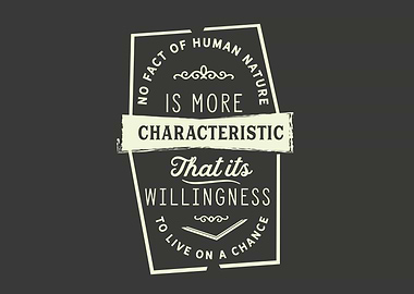 willingness to live on