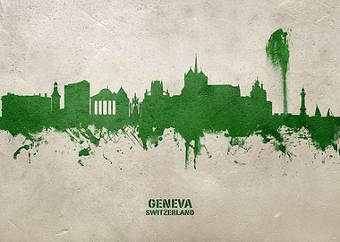 Geneva Skyline Switzerland