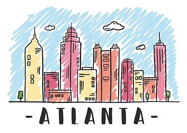 Atlanta Poster City USA