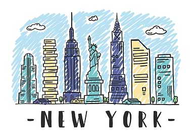 New York City USA Poster