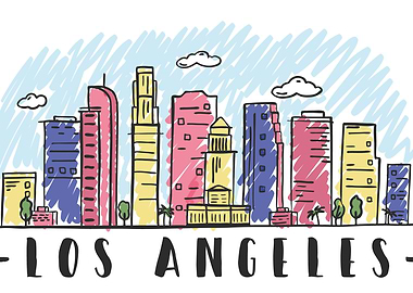 Los Angeles City Poster