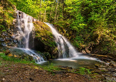 Waterfall in the alps