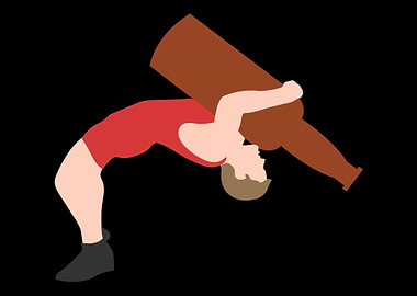 Beer Ringer Wrestler