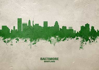 Baltimore Skyline Maryland