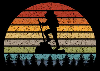 Retro Wanderer Sunset