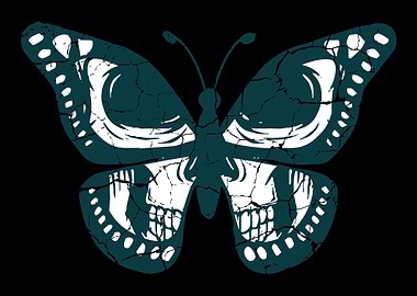 Buttlerfly Skull Cranioman