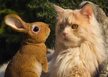 Cats Rabbits Glance