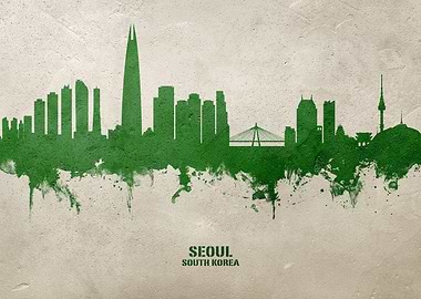 Seoul Skyline South Korea