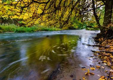 Scenery Scenic River Polan