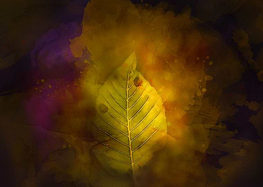 Green beautiful leaf