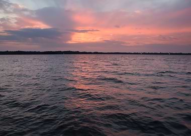 Lake Reflection Sunrise Su