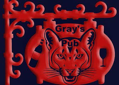 Grays Pub Cougar Town Red