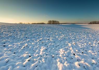 Landscape Frost Field Sky