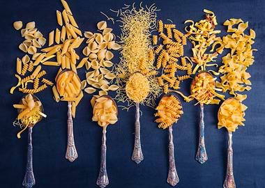Types of pasta Noodles