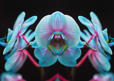 Exotic Blue Orchid