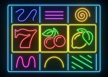 Slots Neon Sign