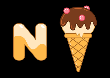 Nice Ice Cream Funny Summe