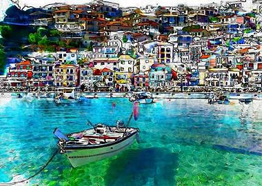 The Clear Waters Of Greece