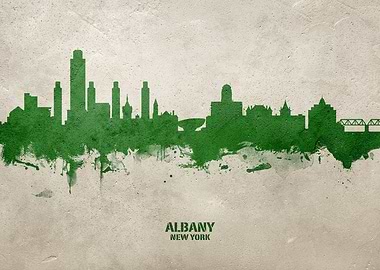 Albany Skyline New York