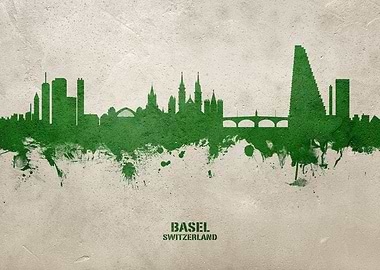 Basel Skyline Switzerland