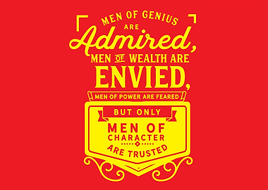 character are trusted