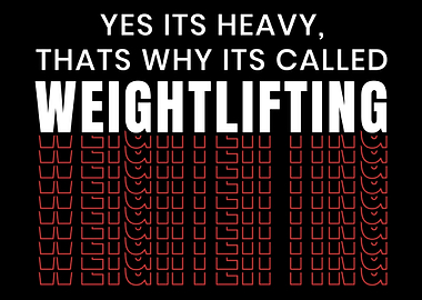 Yes Its Heavy Thats Why