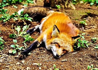 Sleeping Fox