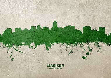 Madison Skyline Wisconsin