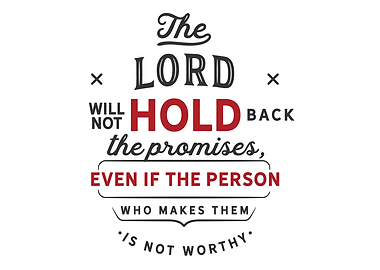 The lord will not hold