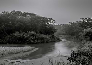 Sunrise on Ishasha river