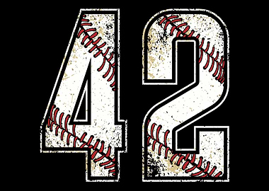 42 Baseball Jersey Number