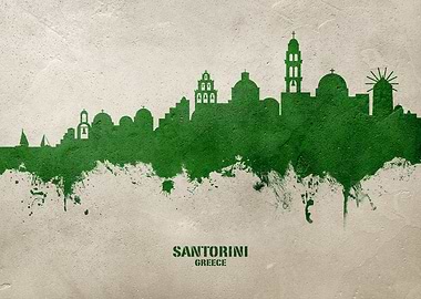 Santorini Skyline Greece
