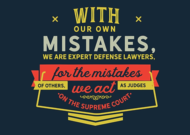 we act as judges