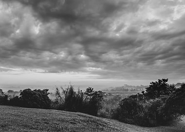 Sunrise over Kampala