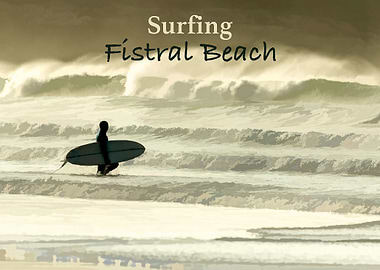 Surfer Fistral Beach