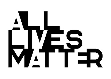 ALL LIVES MATTER Typo