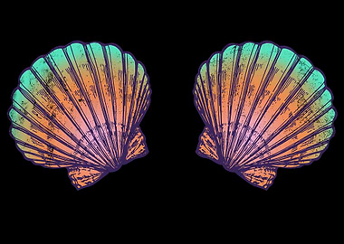 Mermaid Clams Halloween