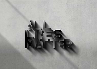 ALL LIVES MATTER Shadow