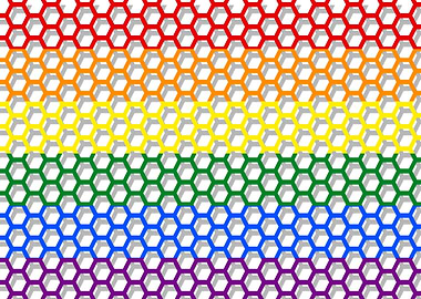 LGBTQ Flag Color Grid