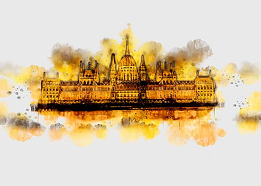 Budapest Parliament Night