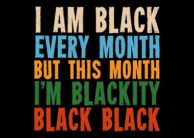 Black every month
