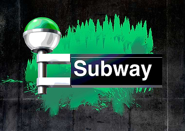 City vs nature subway tree