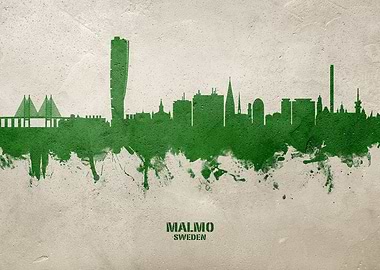 Malmo Skyline Sweden