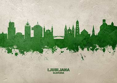 Ljubljana Skyline Slovenia