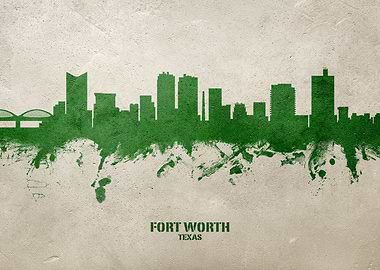 Fort Worth Skyline Texas