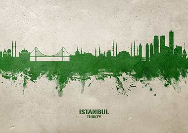 Istanbul Skyline Turkey