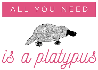 Platypus Cute and Funny