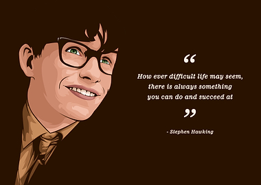 Stephen Hawking Vector